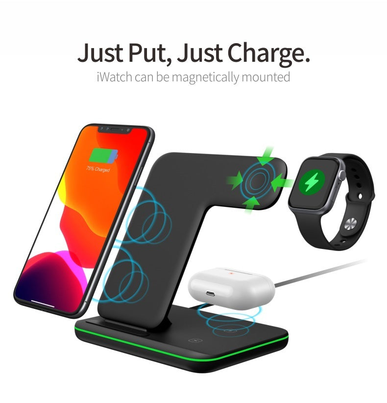 Wireless Charger Mobile Phone Watch Headset Fast Charging Stand Desktop Wireless Charger Mobile Phone Watch Headset Fast Charging Stand Desktop